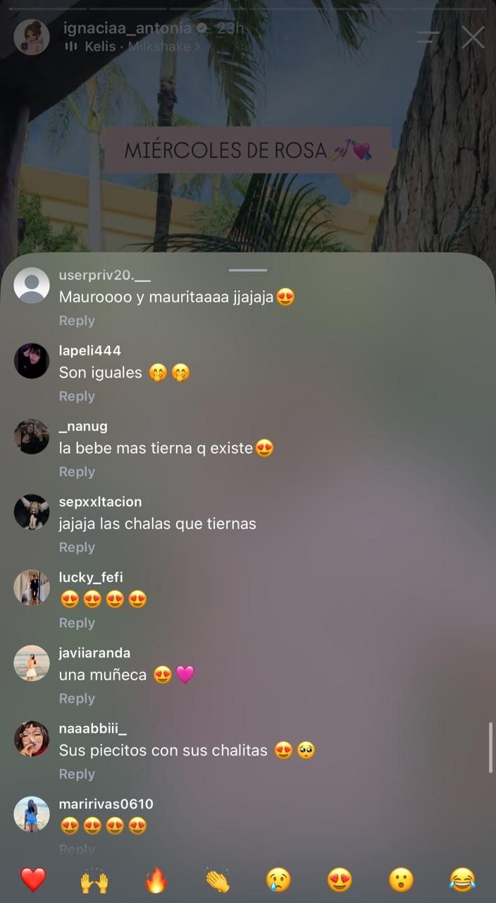 Comentarios en fotos de Ignacia Antonia | Crédito: Instagram @ignaciaa_antonia