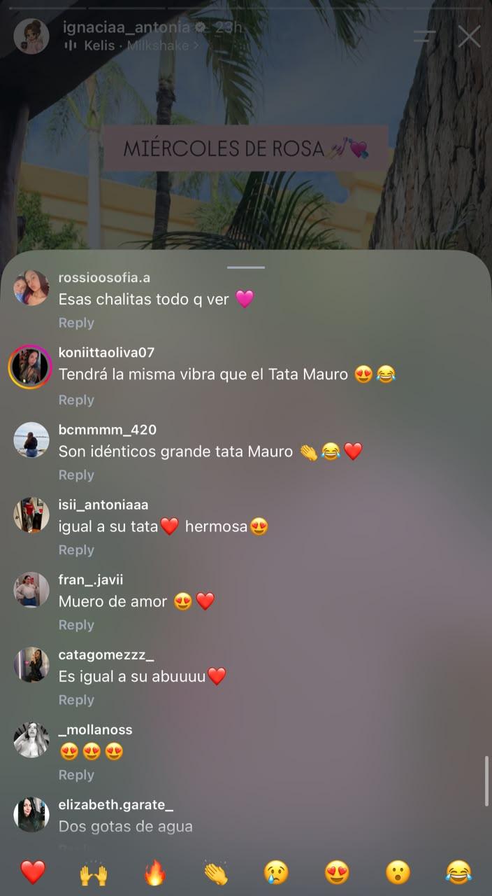Comentarios en fotos de Ignacia Antonia | Crédito: Instagram @ignaciaa_antonia
