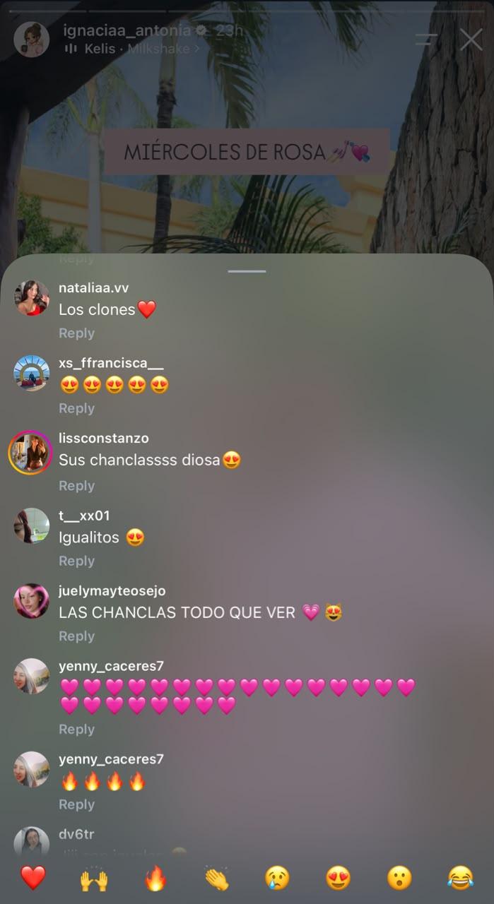 Comentarios en fotos de Ignacia Antonia | Crédito: Instagram @ignaciaa_antonia