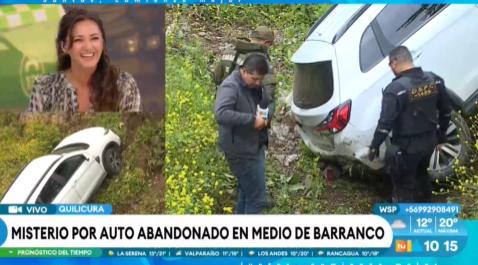 Periodista de Tu Día se cae en medio de despacho.