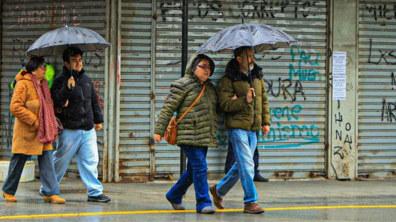 Podrían caer chubascos en la Región Metropolitana - Créditos: Agencia Uno