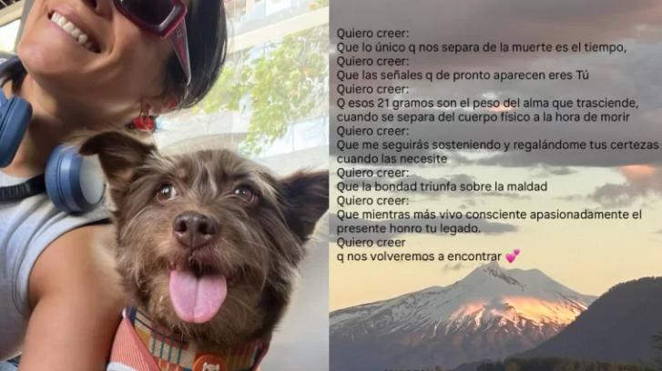 Publicación de Instagram de la actriz.