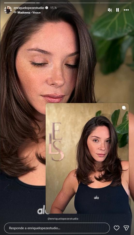 Kel Calderón mostró su cambio de look | Crédito: Instagram @enriquelopezestudio