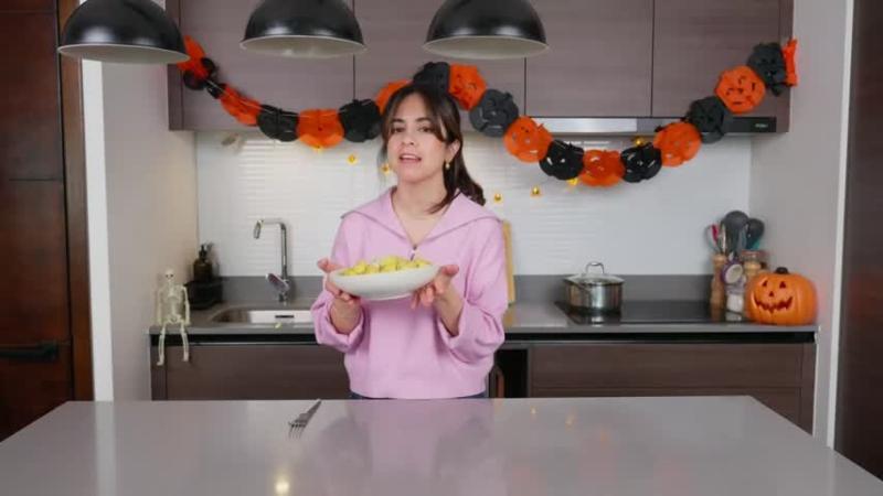 Lorena Salinas preparó ñoquis con forma de calabaza para Halloween / 13C
