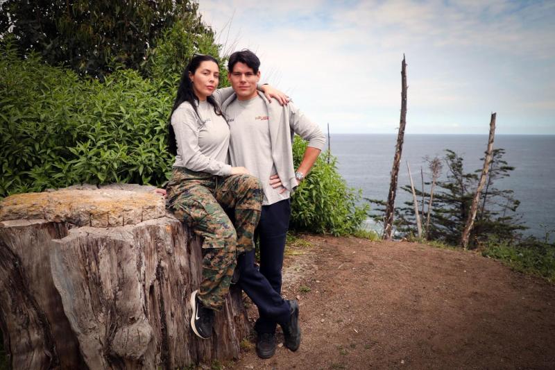 Cuco Cerda y Daniela Aránguiz en Vértigo Extremo