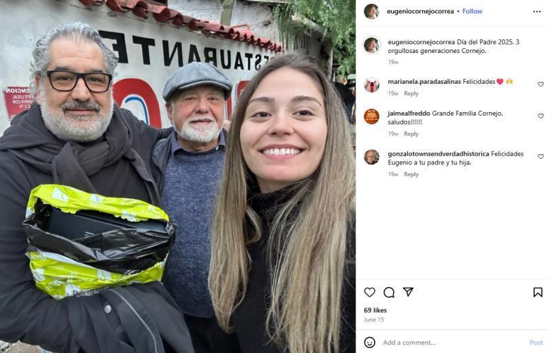 Padre de Fernanda Cornejo | Instagam