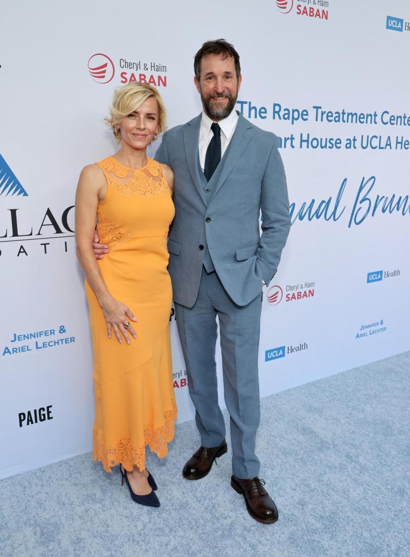 Noah Wyle y su esposa Sara Wells | Crédito AFP