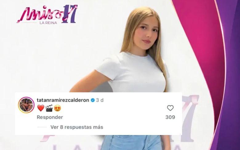 Sebastián Ramírez reacciona a foto de su hija - Instagram