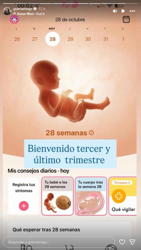 Gianella Marengo compartió información sobre su embarazo | Crédito: Instagram @giamarengo