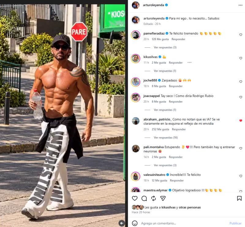 Arturo Longton sorprendió con fotografía que generó reacciones en redes sociales | Crédito: Instagram @arturoleyenda