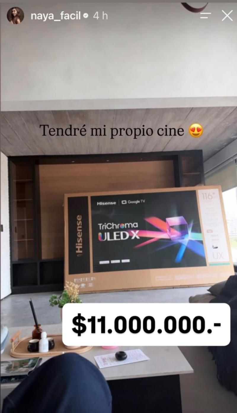 La nueva adquisición de Naya Fácil - Instagram.