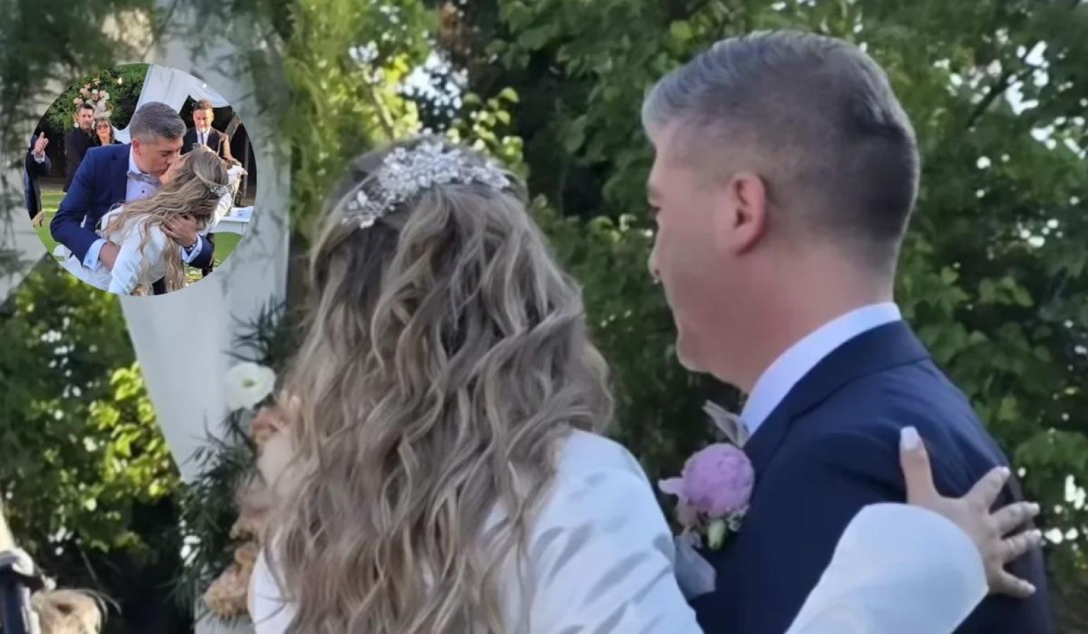 Conocido meteorólogo contrajo matrimonio con pareja 18 años menor que él