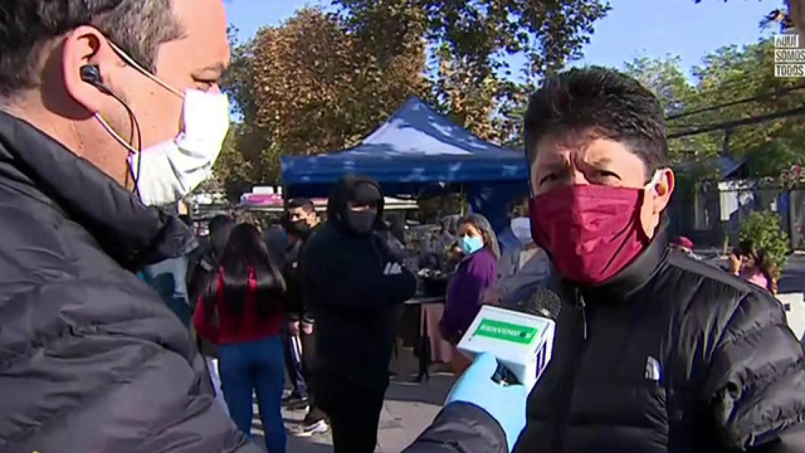 Jose Rios Juarez José Ríos vive en El Bosque y está desde octubre sin trabajo | 13.cl