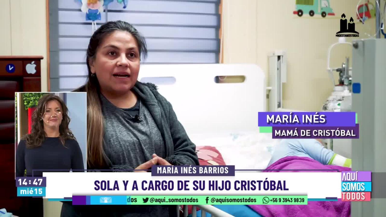 Estuvimos con María Inés y su hijo Cristóbal, que tiene necesidades ...