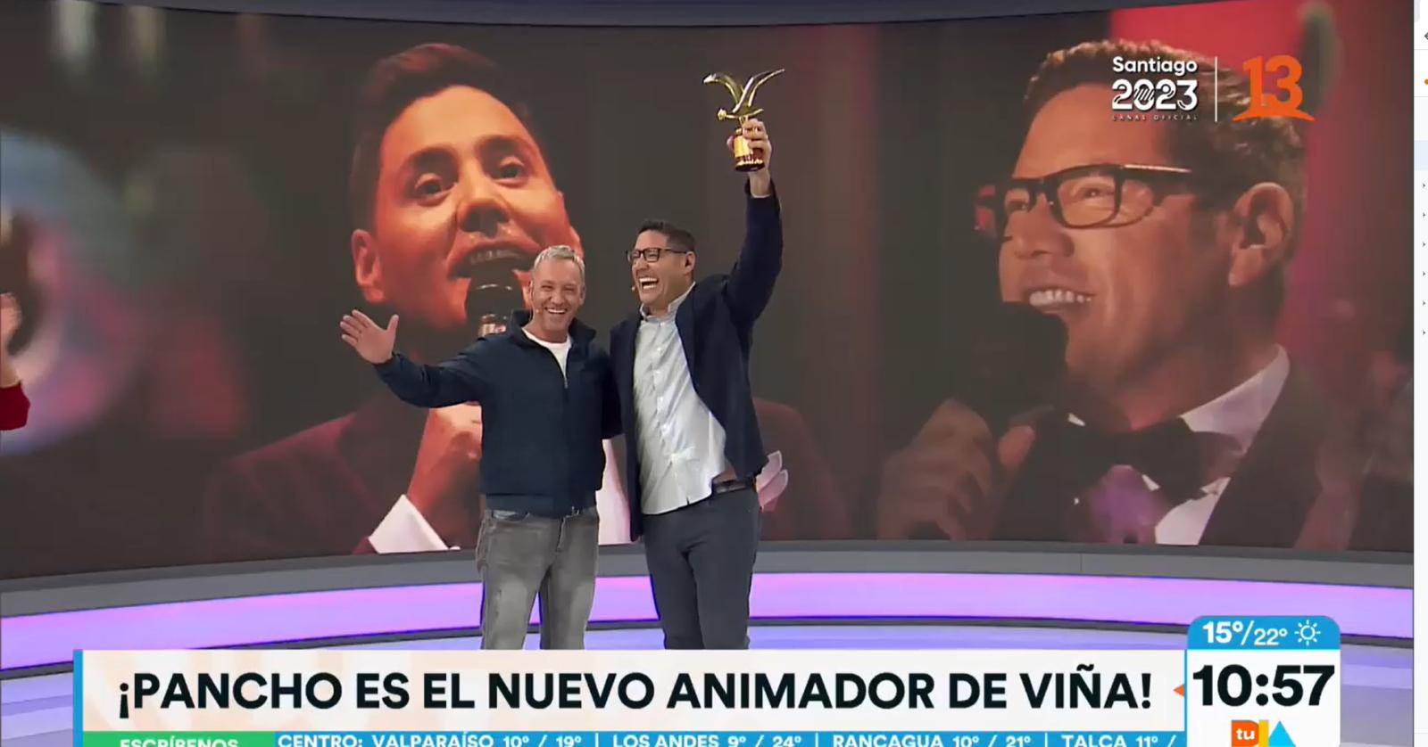 ¡Felicitaciones! Pancho Saavedra es el nuevo animador del Festival de ...