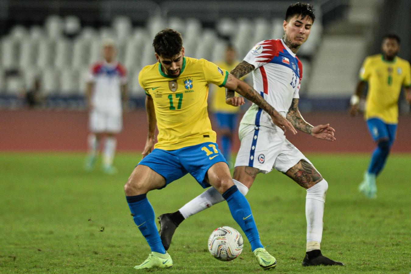 Chile vs Brasil en Copa América - Créditos: Agencia Uno
