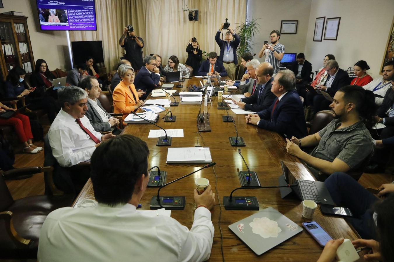 Discusión en comisión - Créditos: Agencia Uno