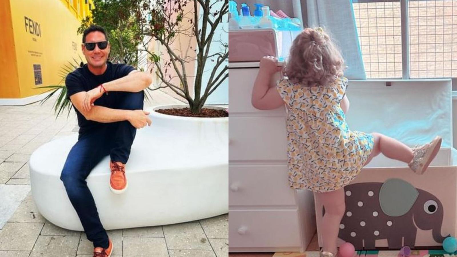 Pancho Saavedra y su hija Laura