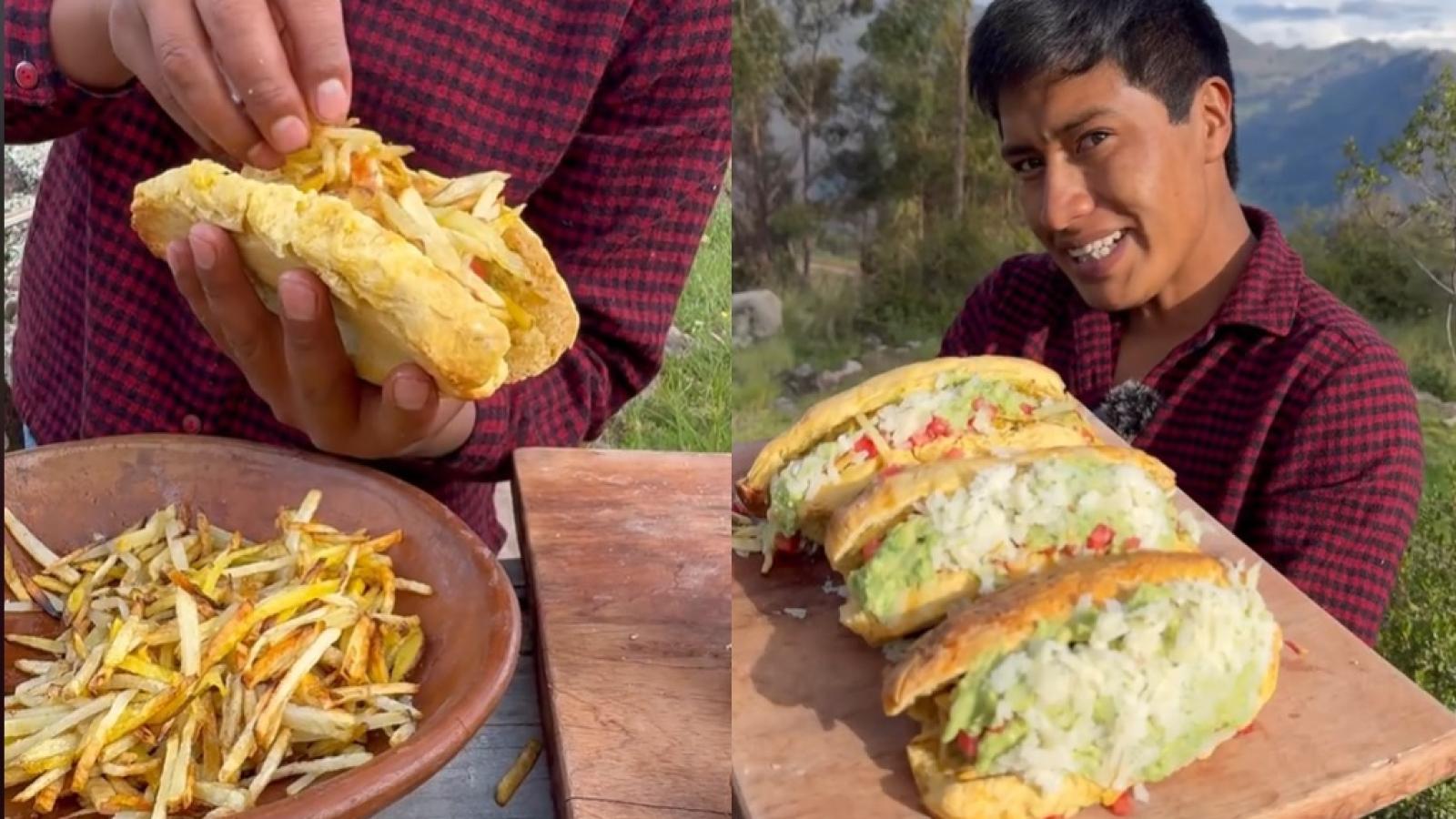 Tiktoker peruano fue criticado tras preparar completo