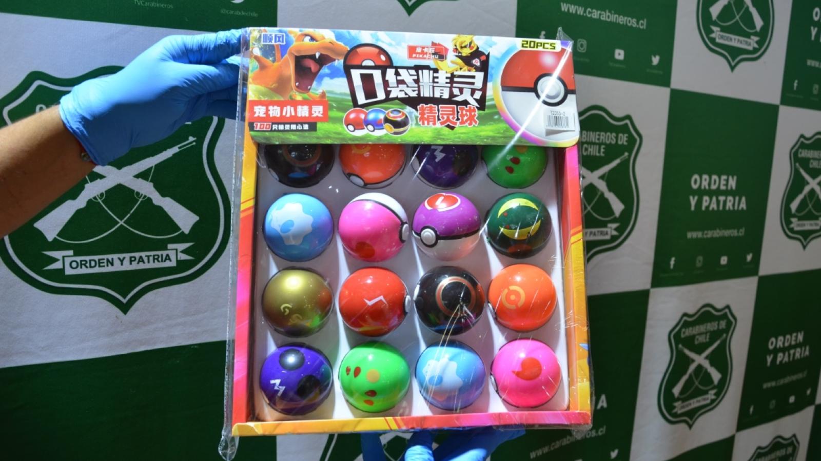 Productos falsos de "Pokémon" y "Super Mario"