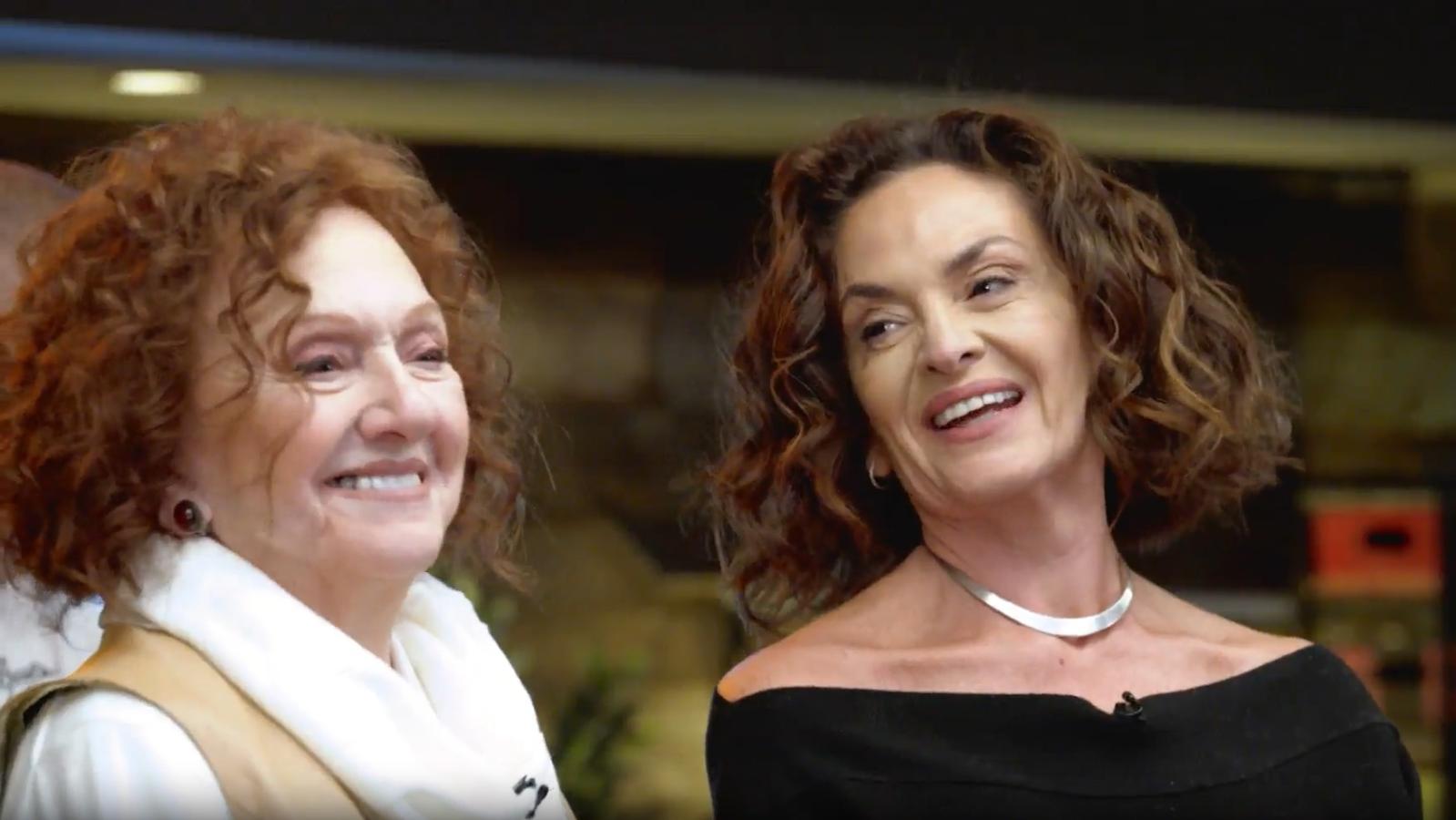 Catalina Guerra y Gloria Münchmeyer en "Socios de la parrilla"