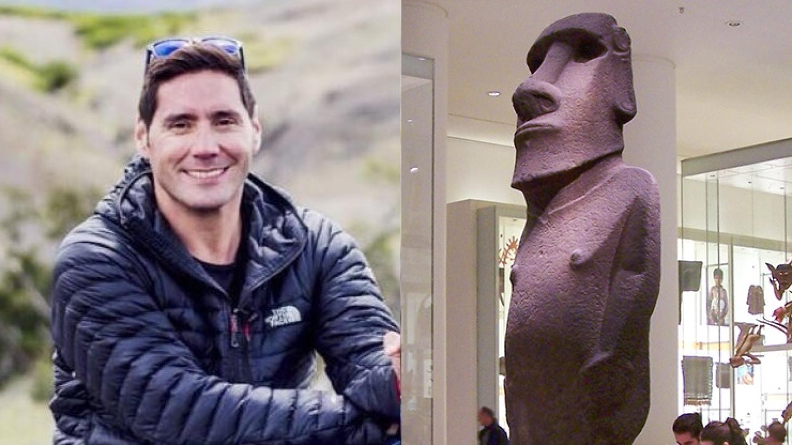 Pancho Saavedra se une a campaña para recuperar el moai del Museo Británico