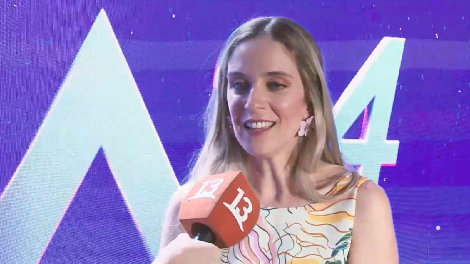 Alison Mandel, en exclusiva por Canal 13: "Es una buena noche"