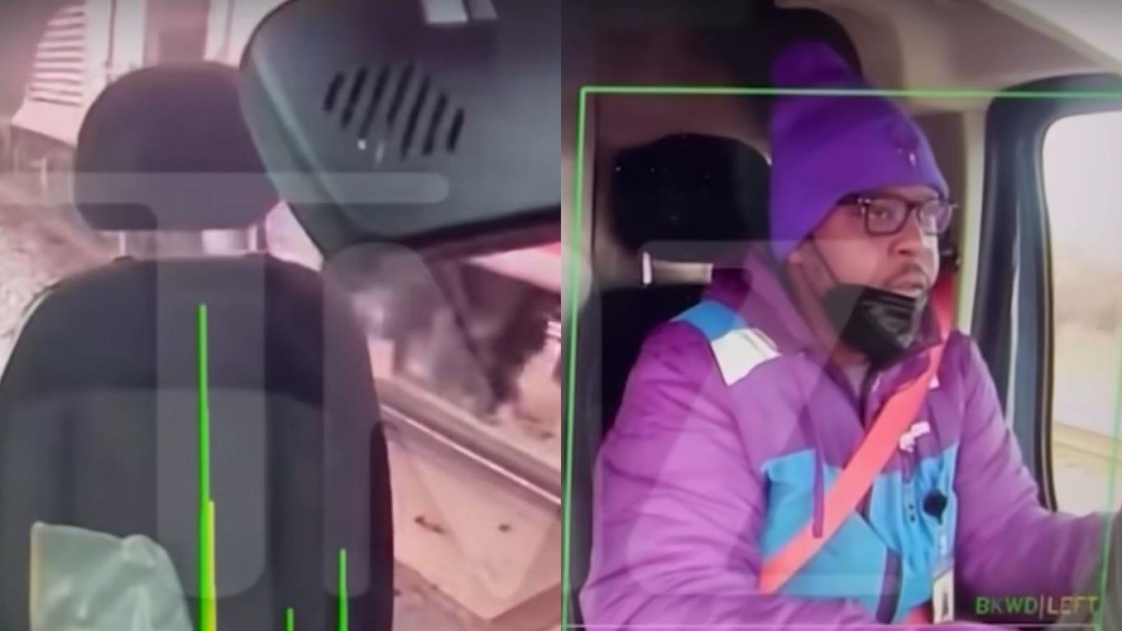 Tren parte en dos a un camión