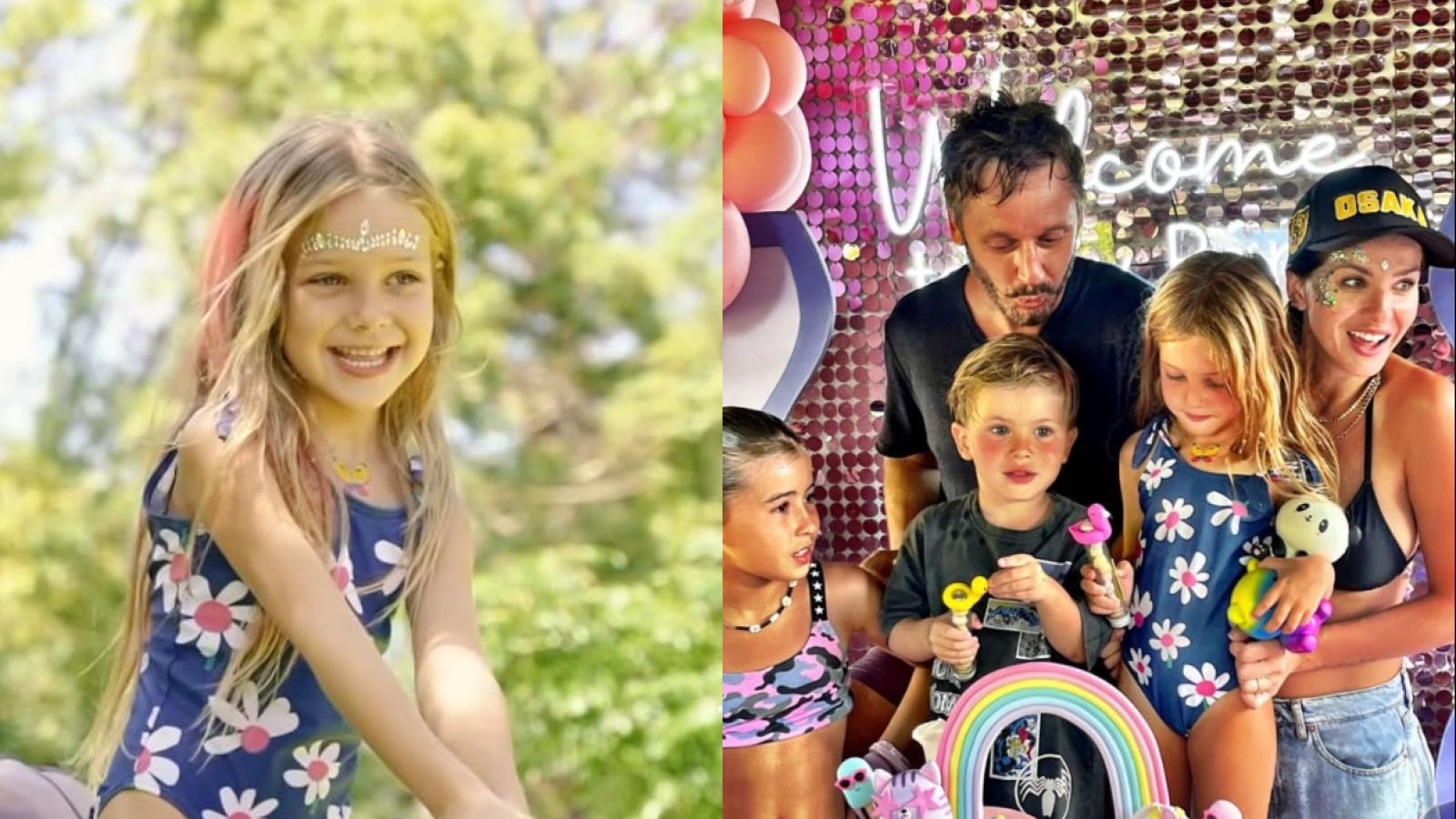 "China" Suárez en el cumpleaños de su hija