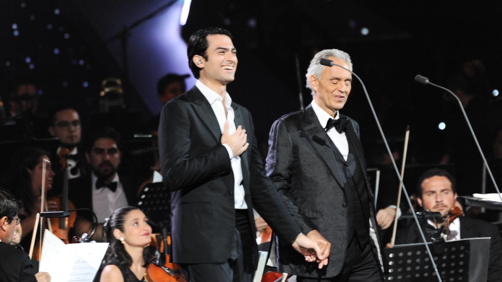 Matteo y Andrea Bocelli 