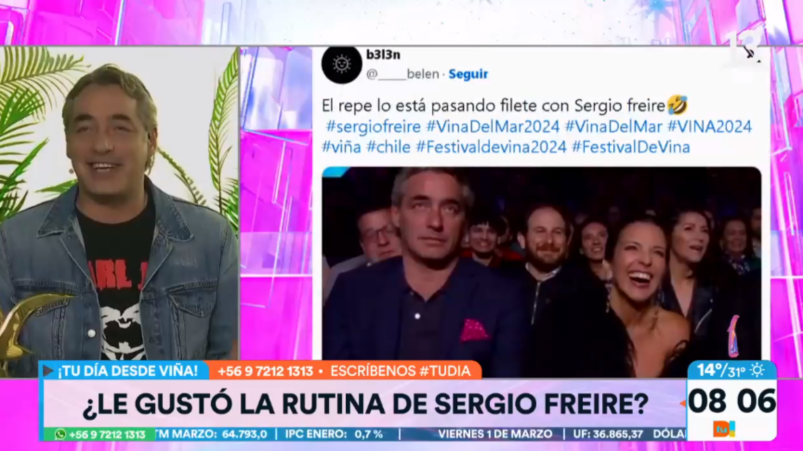 Tu Día - Créditos: Captura Canal 13