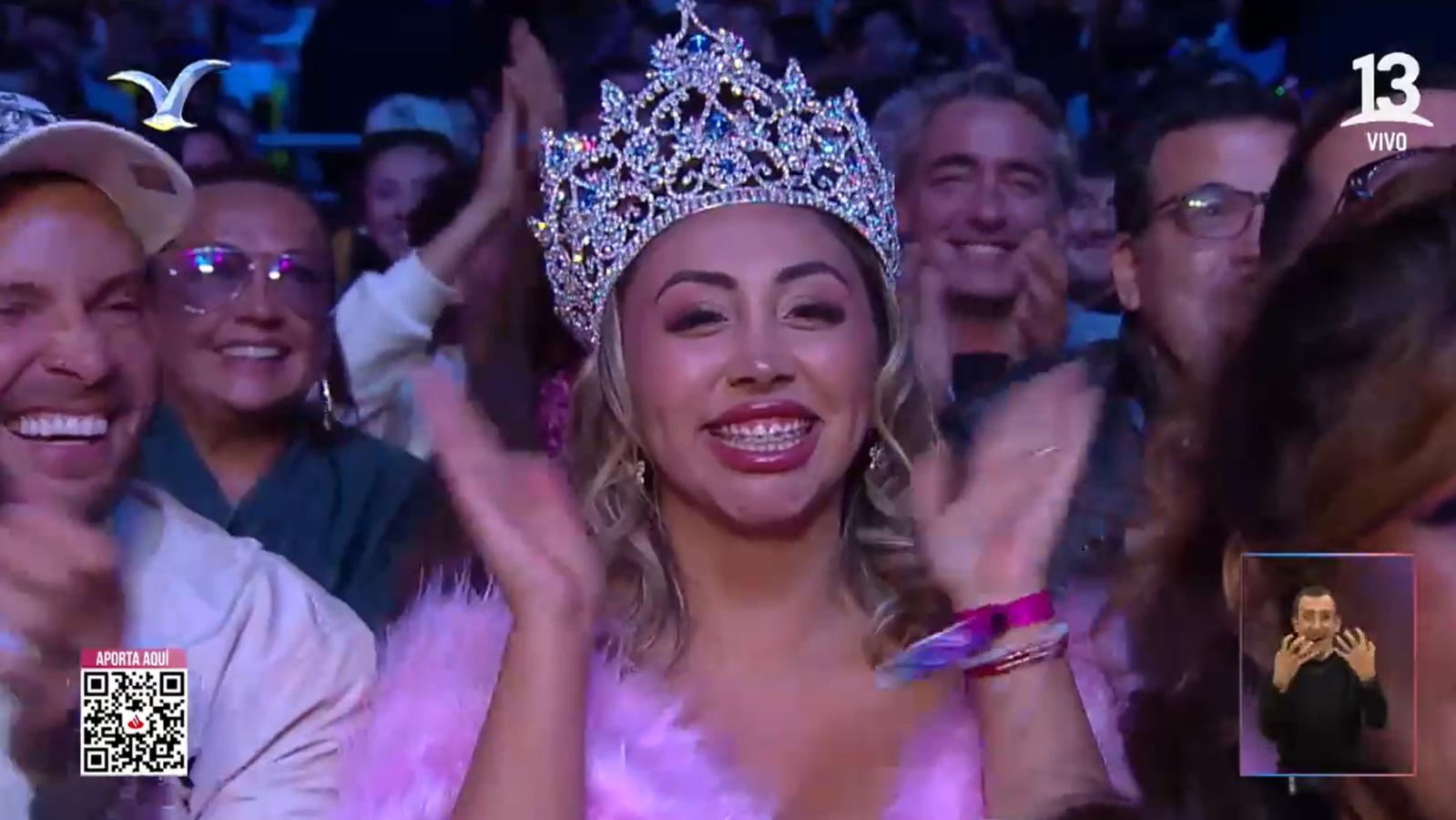 Naya Fácil fue ovacionada por toda la Quinta Vergara en Viña 2024