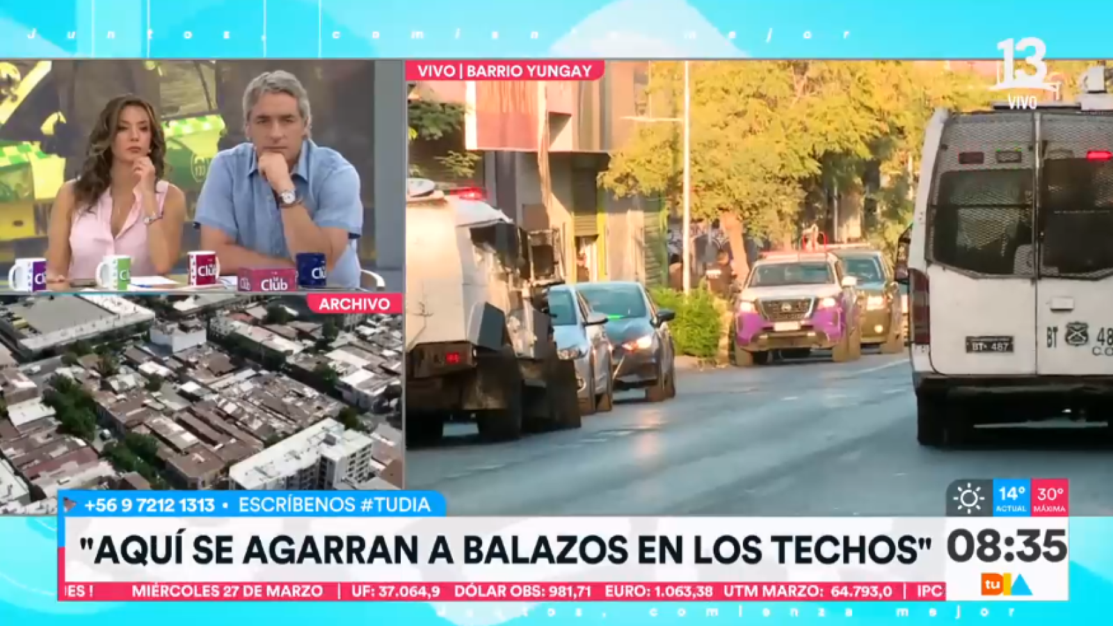 Tu Día - Créditos: Captura Canal 13
