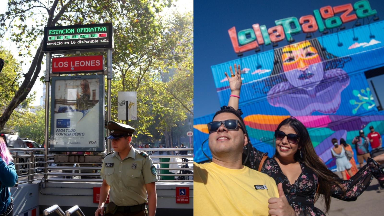 Lollapalooza Chile 2024, horarios del Metro de Santiago - Agencia Uno