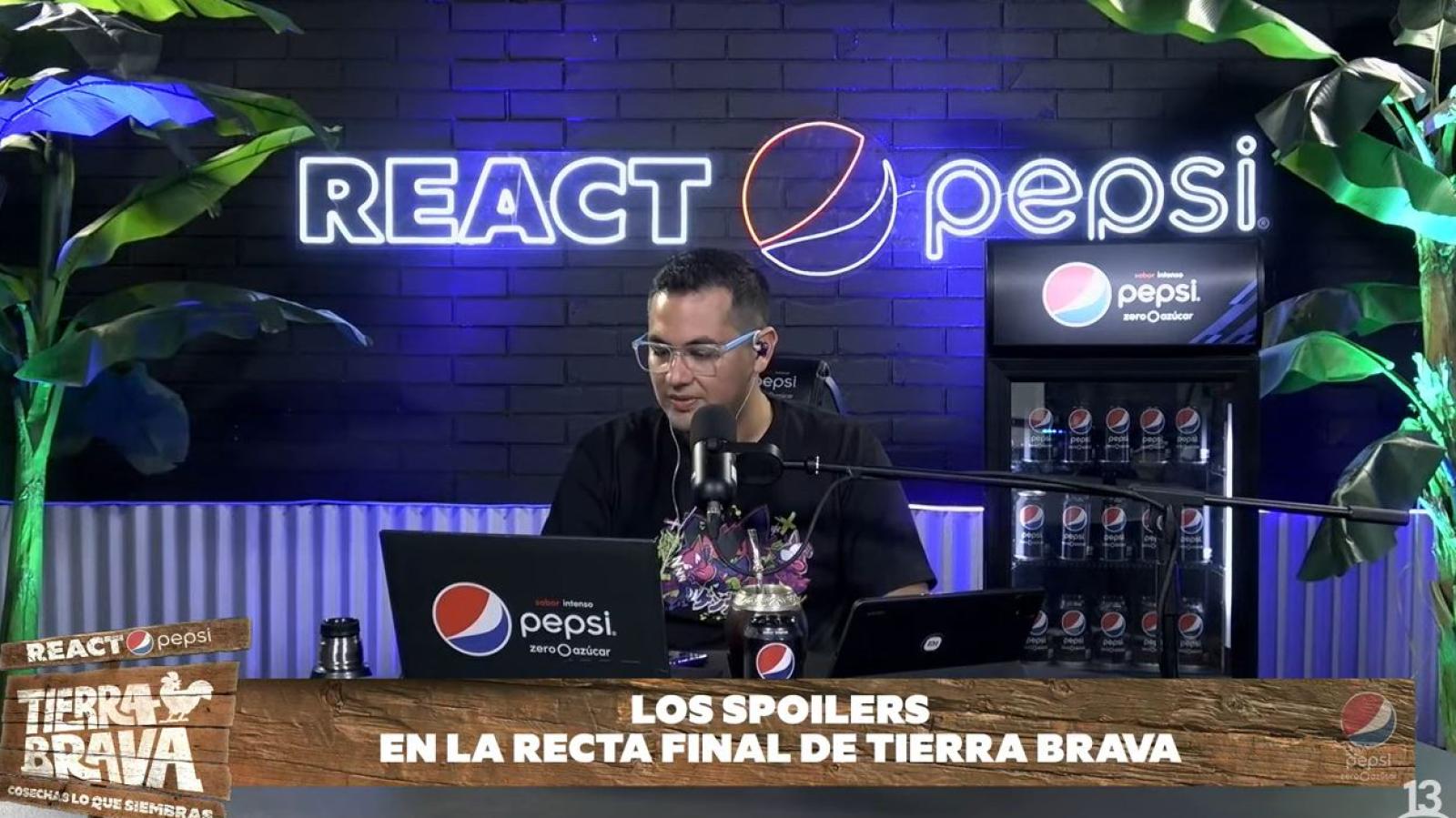 Tomás Pardo reacciona a Tierra Brava en el React Pepsi.