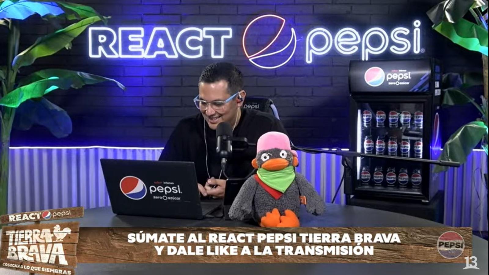 Tomás Pardo reacciona a Tierra Brava en el React Pepsi.