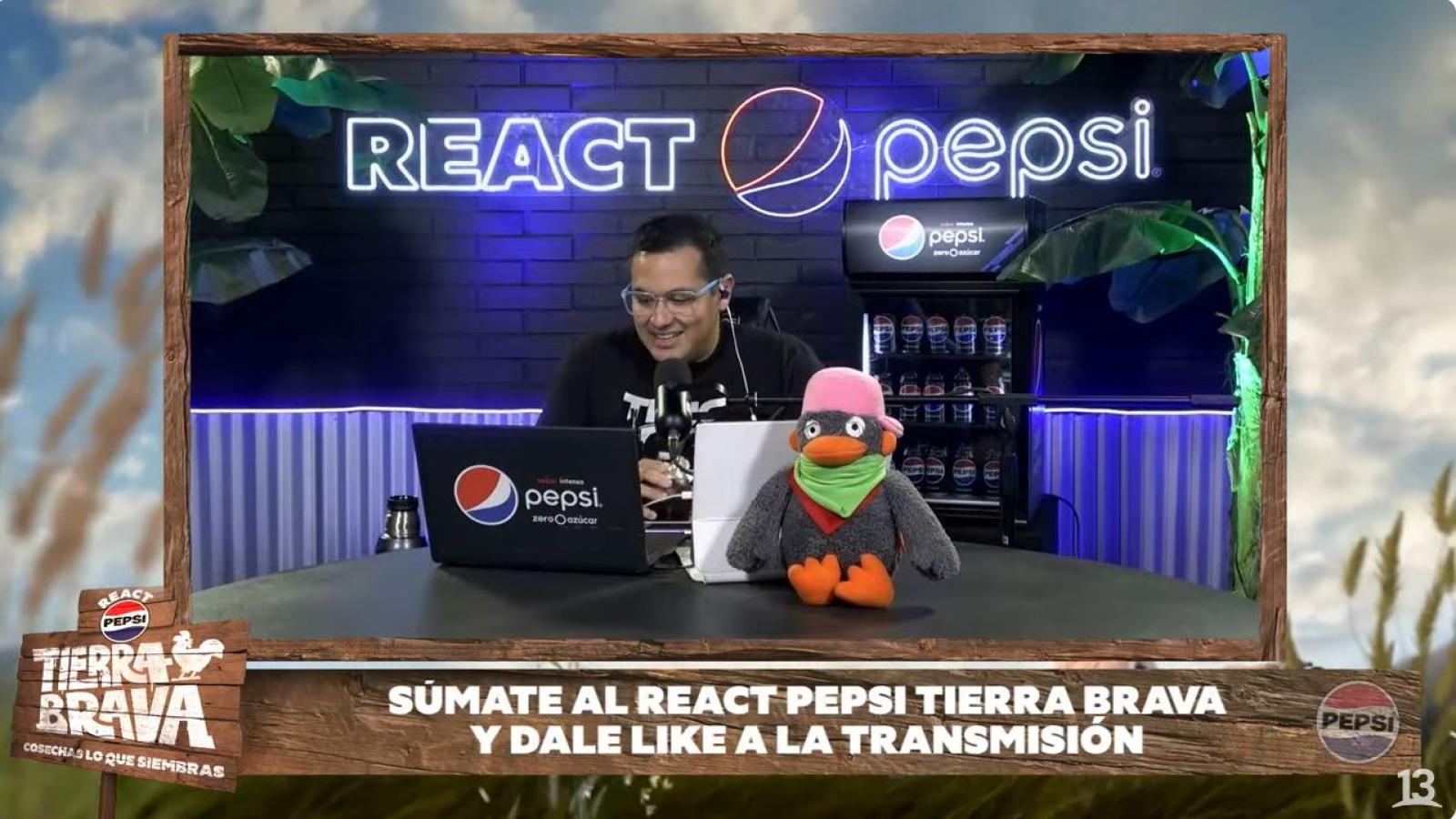 Tomás Pardo reacciona a Tierra Brava en el React Pepsi.