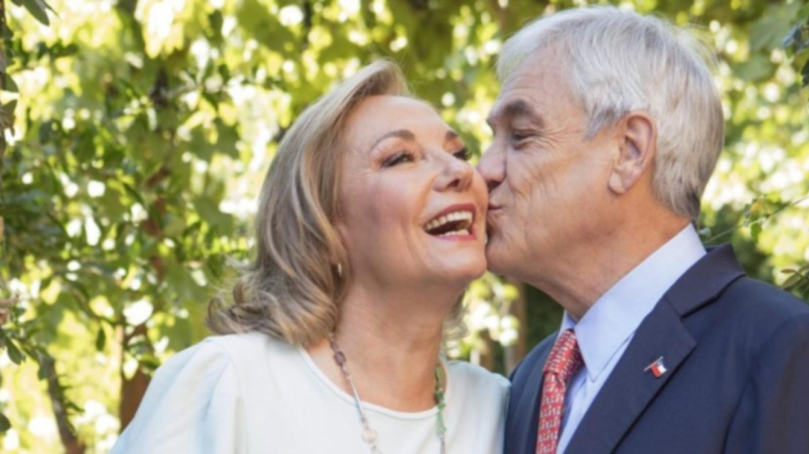 Cecilia Morel y Sebastián Piñera
