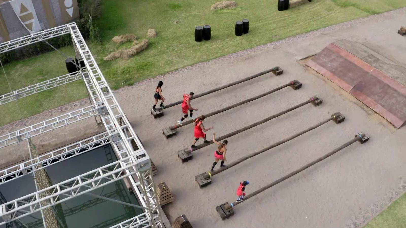 Competencia individual del equipo rojo "Espartanos" en Tierra Brava