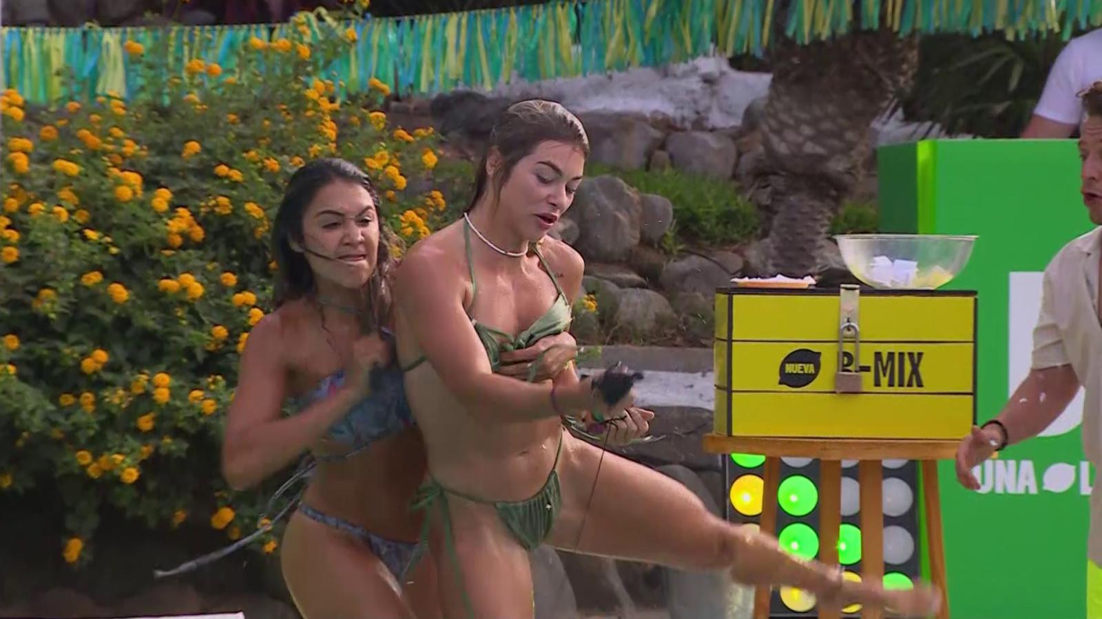 Chama tira a Gabrieli a la piscina de Tierra Brava