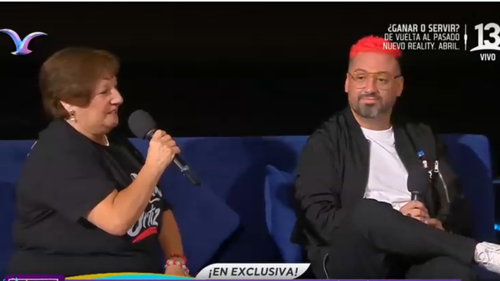 Álex Ortiz y su madre