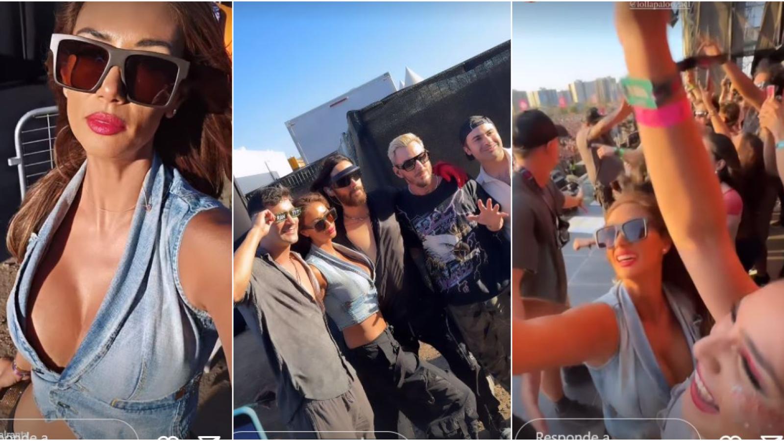 Pamela Díaz en Lollapalooza