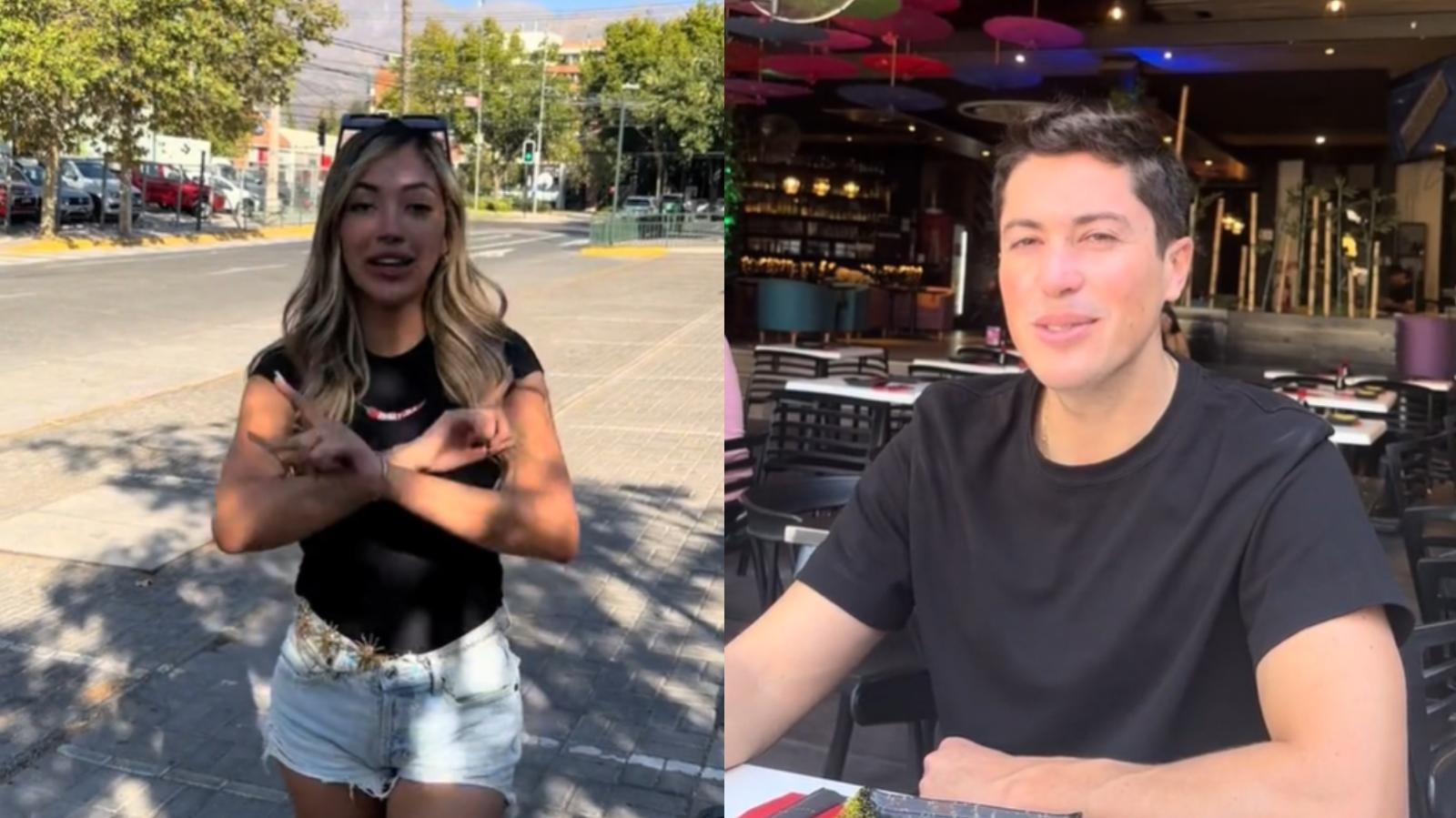 Pareja chileno-peruana: Créditos: @CarlaRamosfl