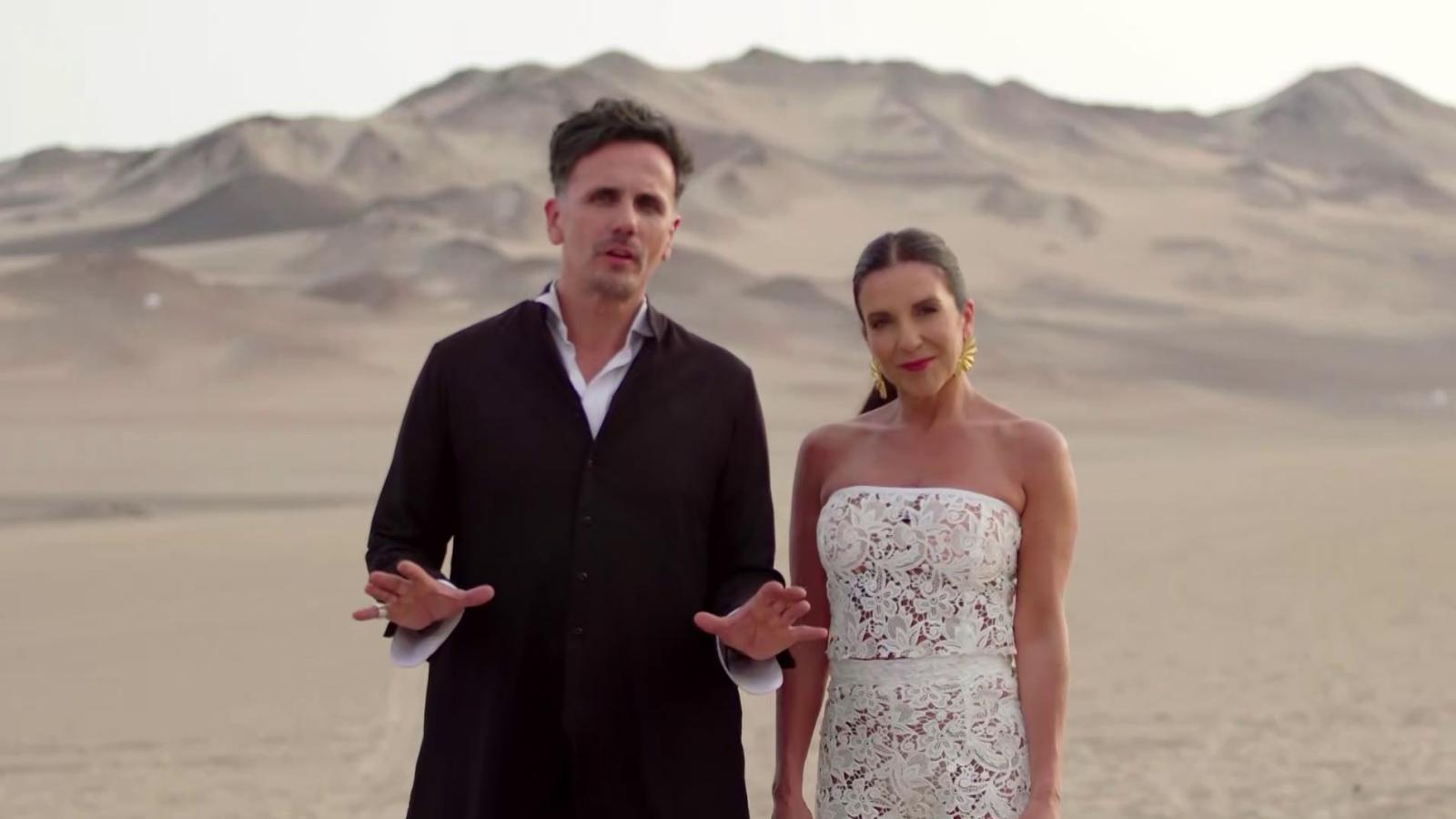 Sergio Lagos y Karla Constant, animadores de Ganar o Servir