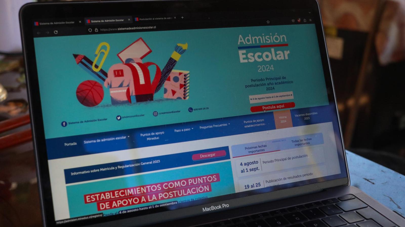 Sistema de Admisión Escolar