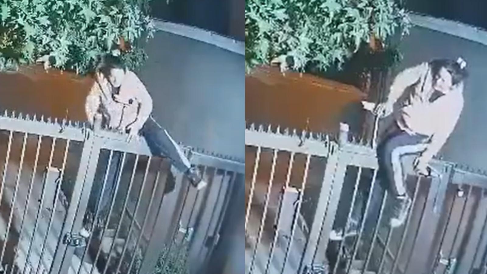 Argentinos se burlan de delincuente chilena que quedó sin pantalones