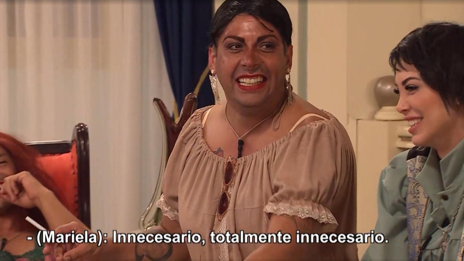 Botota molesta a Mariela en Ganar o Servir