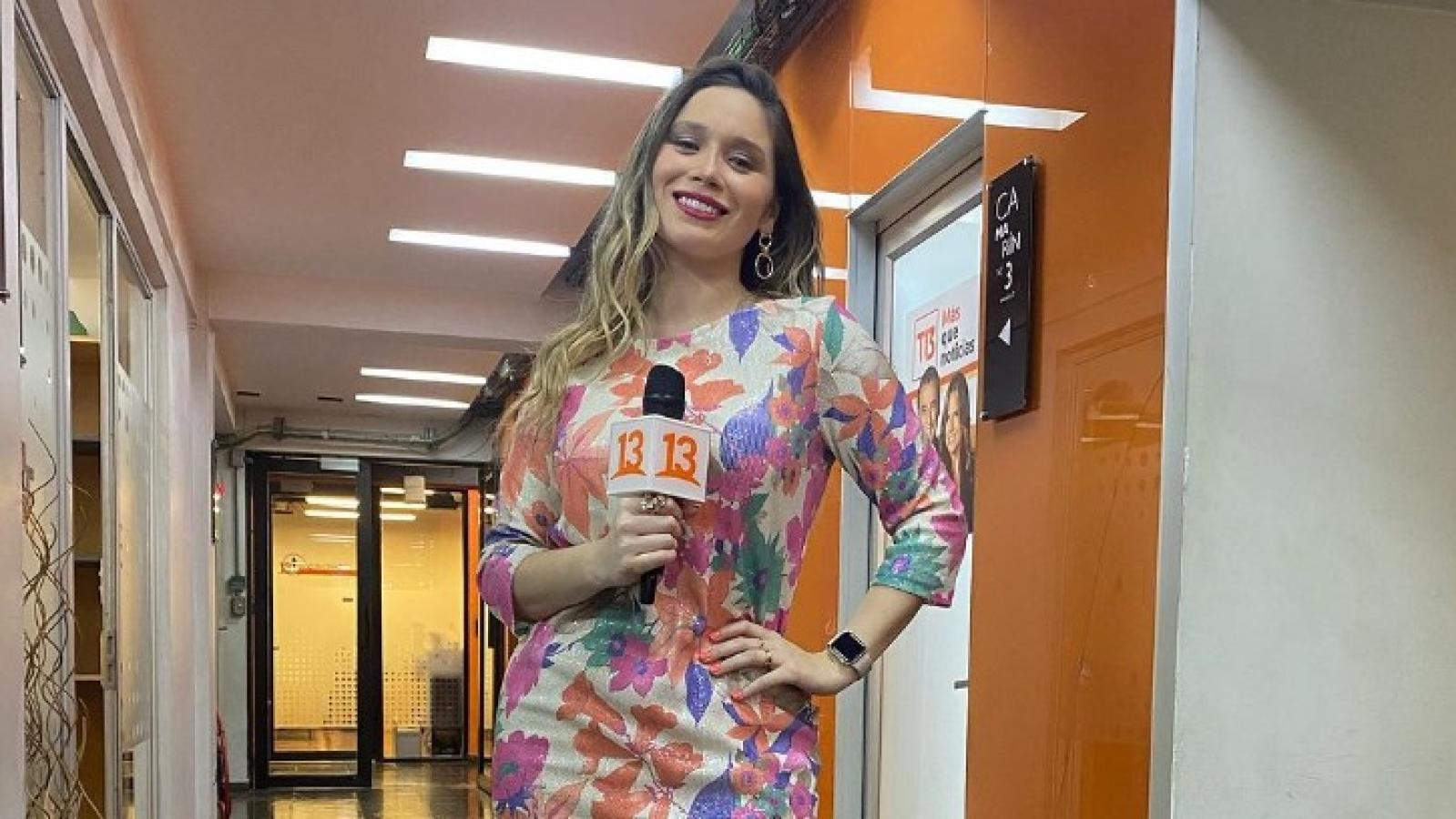 Pía Pérez, la animadora que cumplió su sueño en Canal 13