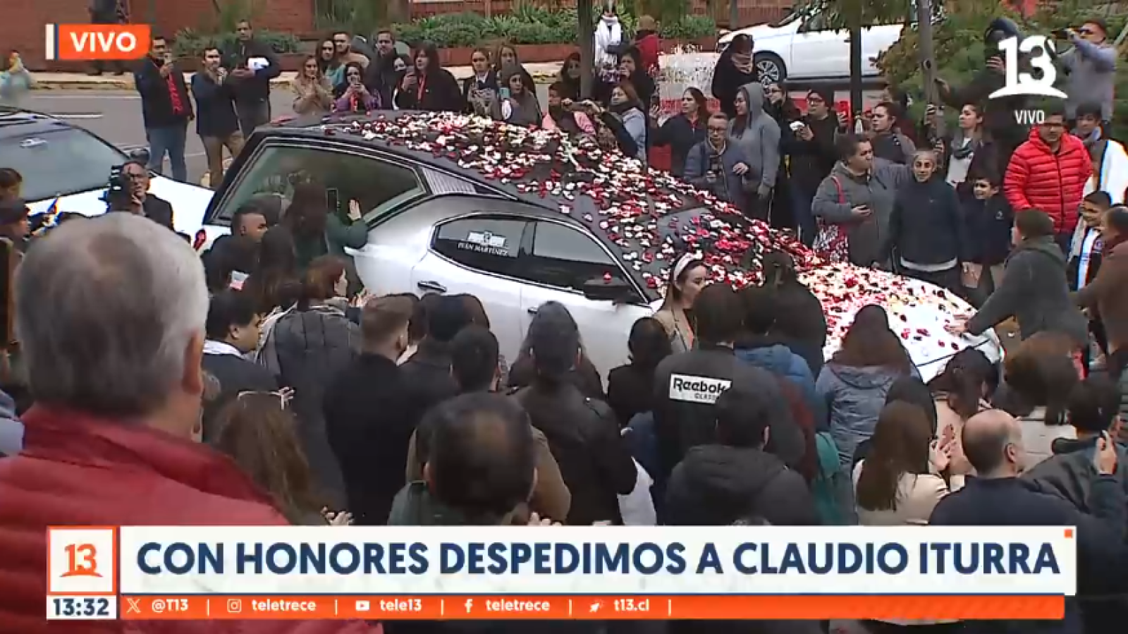 Despedida Claudio Iturra - Créditos: T13