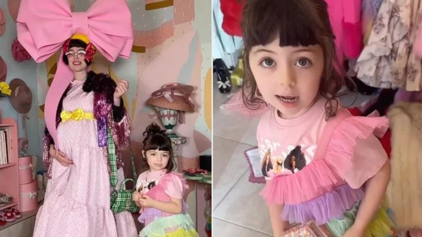 Influencer notó que el ojo de su hija "se movía de manera extraña" y días después le diagnosticaron un tumor cerebral 